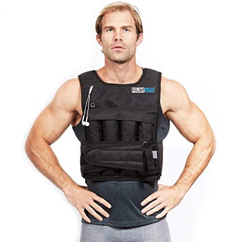 Man wearing the RUNmax pro weighted vest