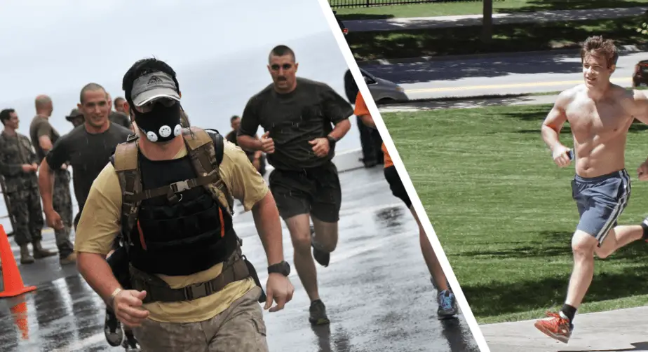 rucking vs running