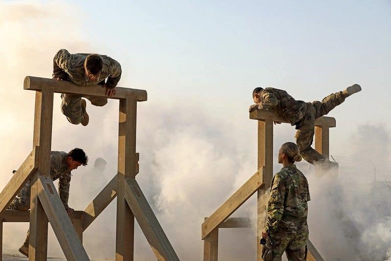 Soldiers training 