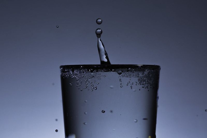 glass of water