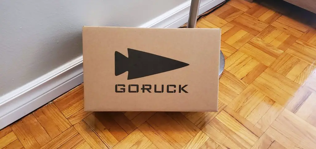 GORUCK Ballistic Trainers Packaging review